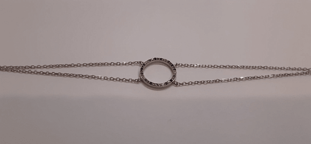 Срібний браслет з цирконієм (28631780) 0