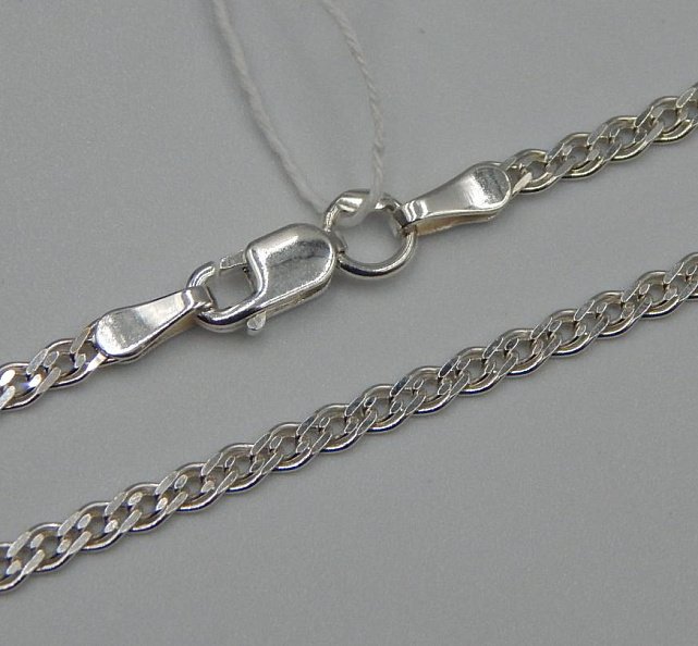 Серебряная цепь с плетением Нонна (32230369) 0