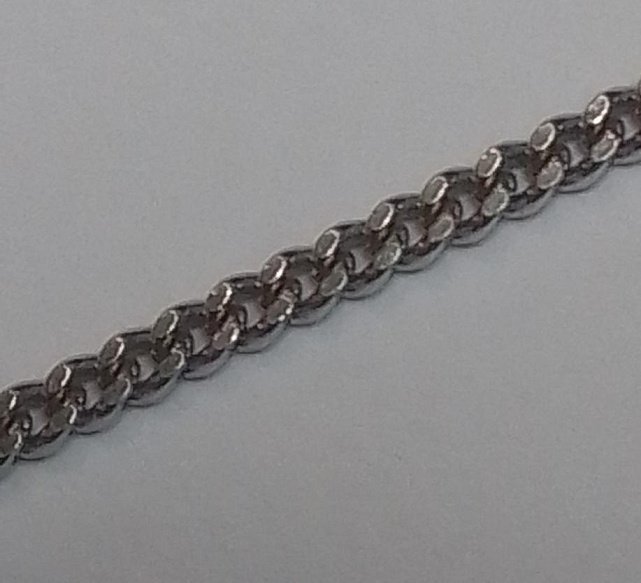 Серебряная цепь с плетением панцирное (30518935) 2