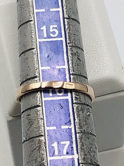 Кольцо из красного и белого золота с бриллиантом (-ми) (33792572)  2