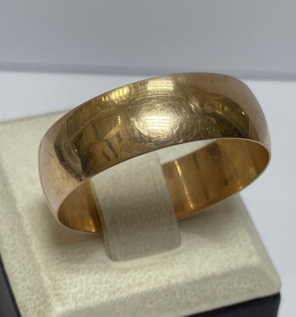 Обручальное кольцо из красного золота (33720742)  1