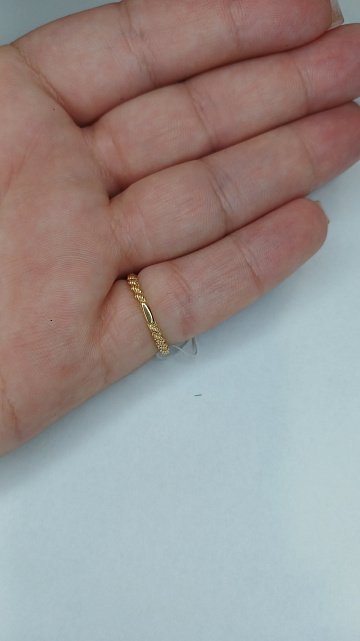 Кольцо из красного золота с цирконием (33693367) 3