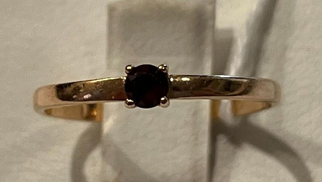 Кольцо из красного золота с цирконием (32388489) 0