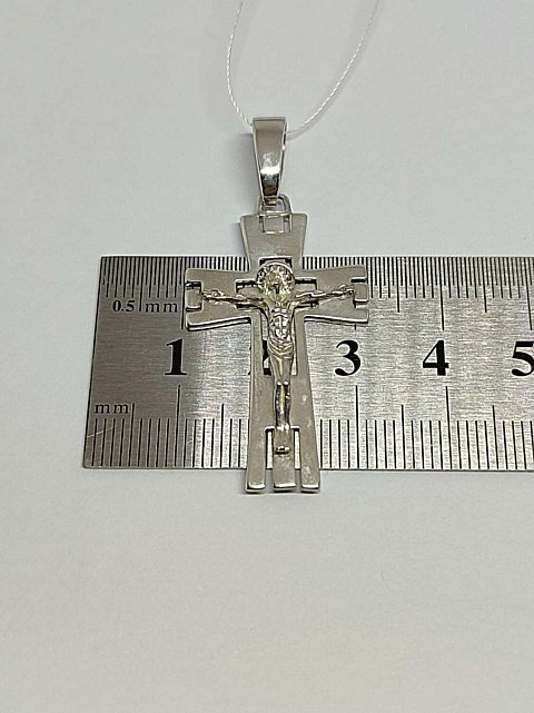 Срібний підвіс-хрест (33617133) 3