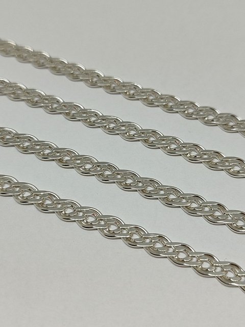 Серебряная цепь с плетением Нонна (33296040) 1