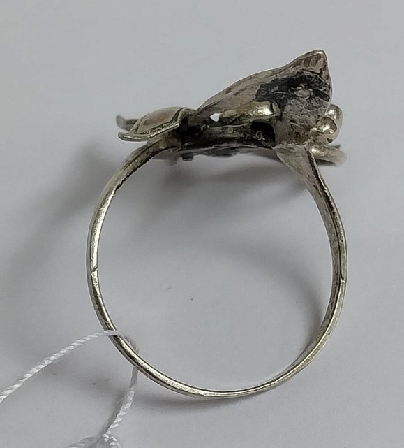 Серебряное кольцо с перламутром (33797294) 2