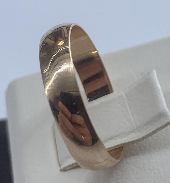 Обручальное кольцо из красного золота (33283359) 1