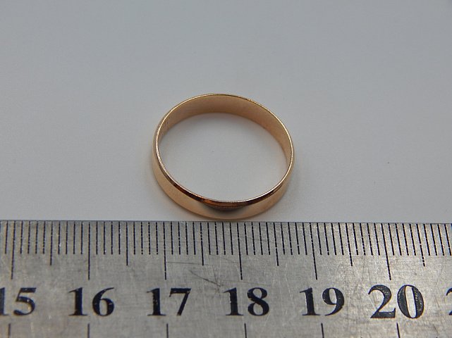 Обручальное кольцо из красного золота (32295775) 6