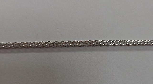 Серебряная цепь c плетением Двойной ромб (29518550) 1