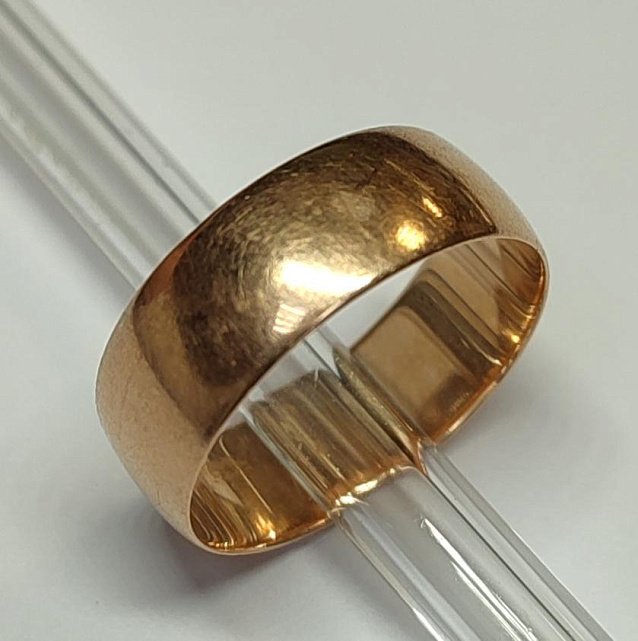 Обручальное кольцо из красного золота (33696158) 0