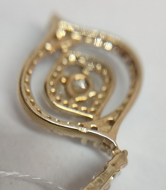 Кулон із жовтого золота з діамантом (-ми) (28543464) 2