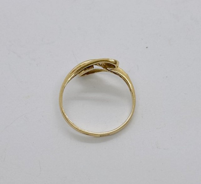 Кольцо из красного золота с цирконием (33821546)  2