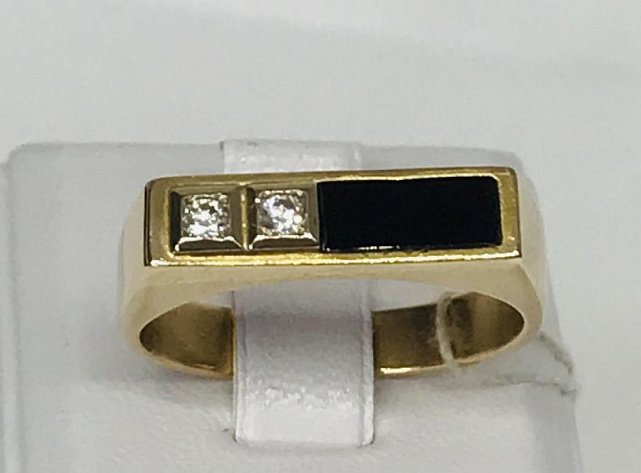 Перстень из красного золота с цирконием (28797288) 0