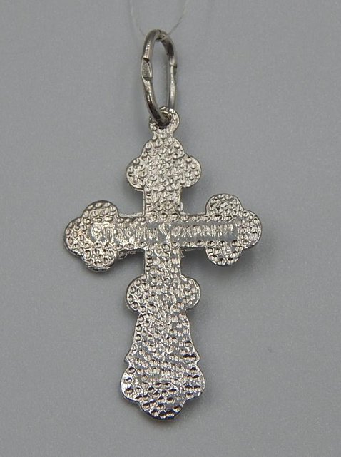 Срібний підвіс-хрест (32203017) 1