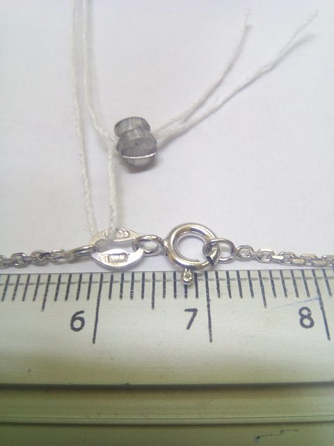 Серебряная цепь с плетением Якорное (30519879) 1