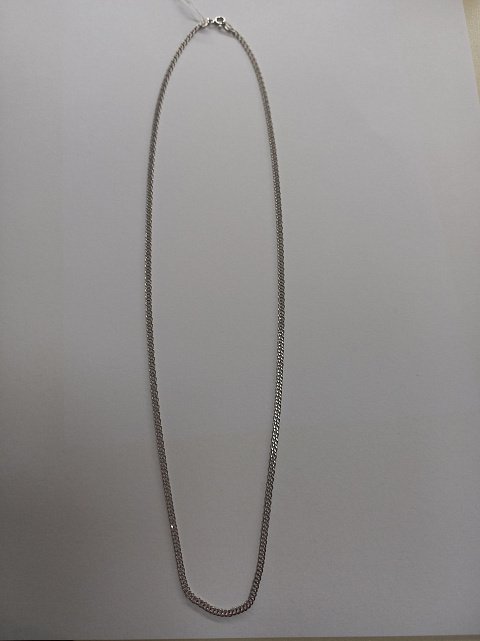 Серебряная цепь c плетением Двойной ромб (29518550) 2