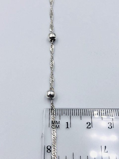 Серебряная цепь с плетением Фантазийное (33720425) 2