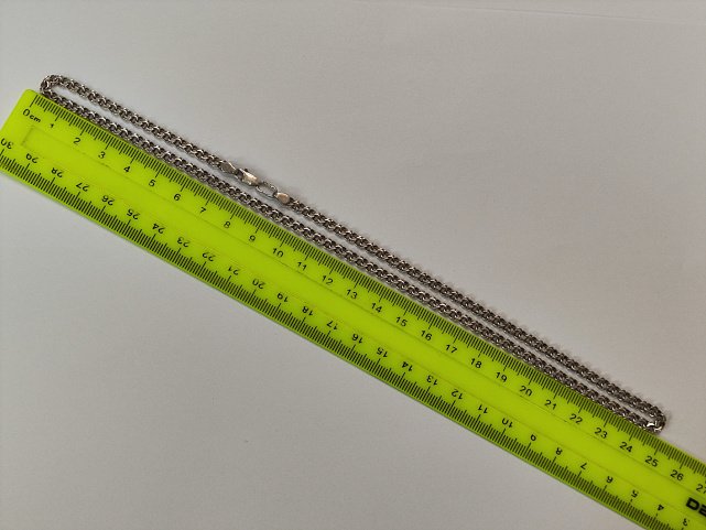 Серебряная цепь с плетением Бисмарк (33581716) 2