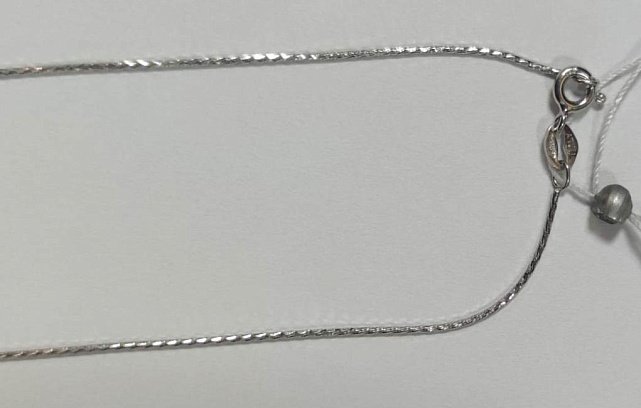 Срібний ланцюг з плетінням Фантазійне (30065507) 0