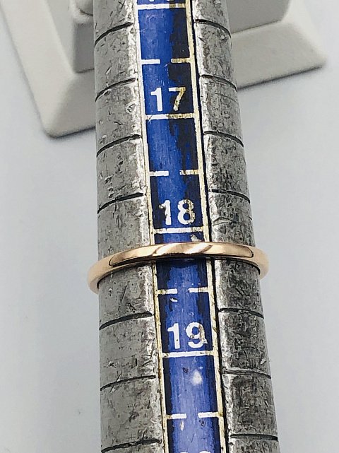 Обручальное кольцо из красного золота с бриллиантом (-ми) (33616227) 2