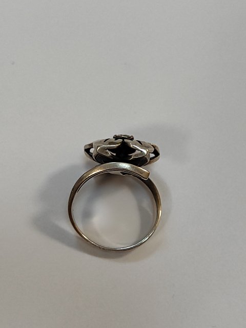 Серебряное кольцо с цирконием (33757951) 1