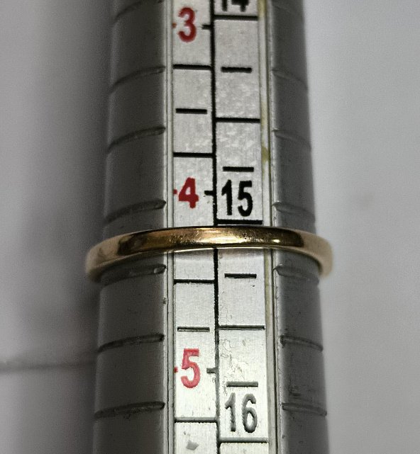 Кольцо из красного золота с цирконием (33921549) 3