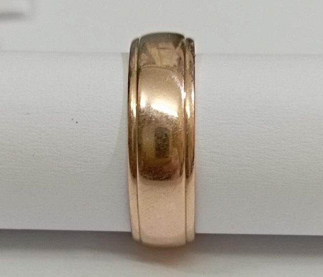 Обручальное кольцо из красного золота (32507444)  0