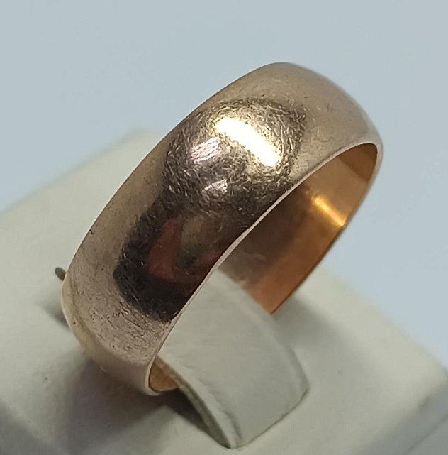 Обручальное кольцо из красного золота (33921518)  1