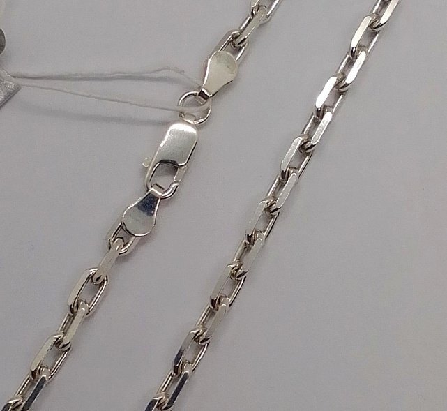 Срібний ланцюг із плетінням Якірне (33716971) 0