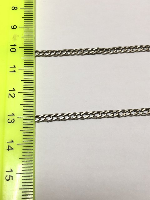 Срібний ланцюг з плетінням Подвійний ромб (32955525) 2