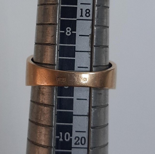 Перстень з червоного та білого золота з цирконієм (33456081) 2