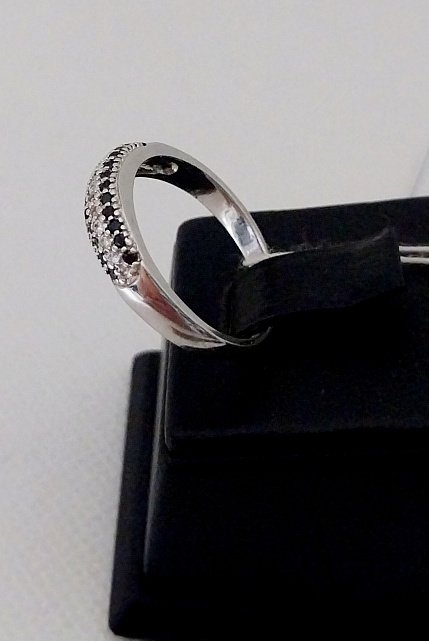 Серебряное кольцо с цирконием (30837835) 5