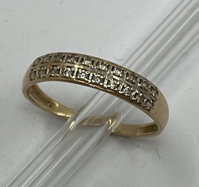 Кольцо из красного золота с цирконием (33837355)  1