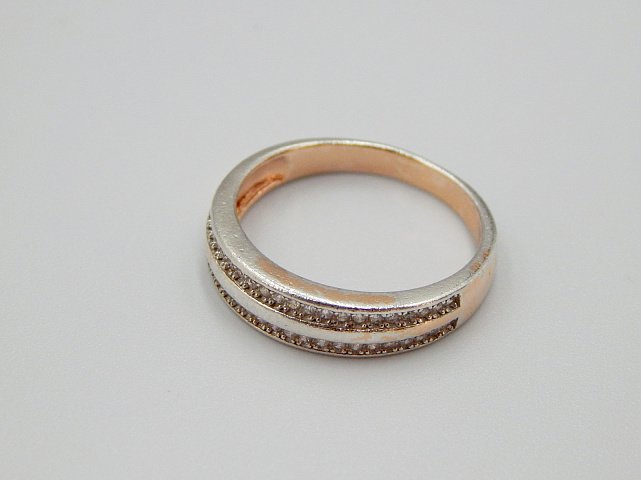 Серебряное кольцо с цирконием (32877882) 5
