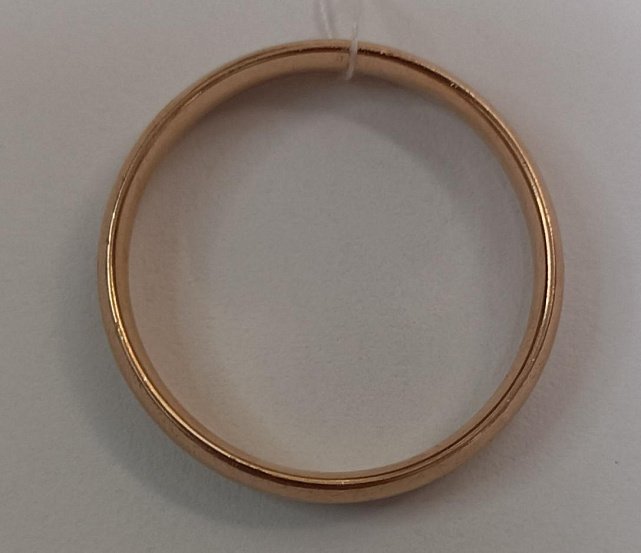 Обручальное кольцо из красного золота (33731094)  1