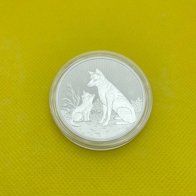 Серебряная монета 2oz Динго Следующее Поколение 2 доллара 2022 Австралия (29244017) 10