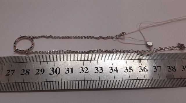 Срібний браслет з цирконієм (28631780) 2