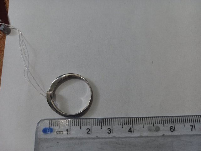 Срібна каблучка з цирконієм (31933002) 2
