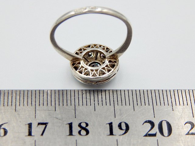 Серебряное кольцо с цирконием (32935958) 7