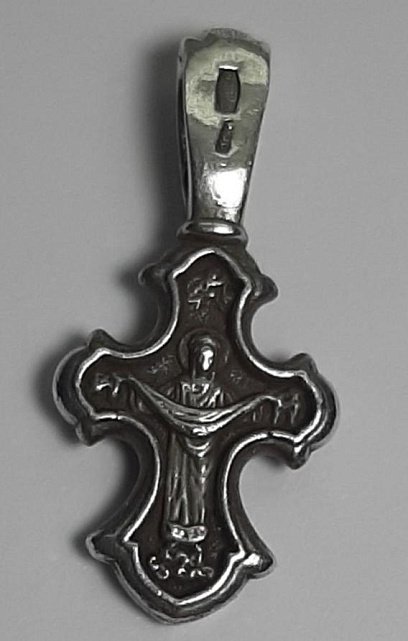 Срібний підвіс-хрест (28421925) 1
