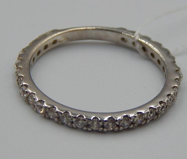 Серебряное кольцо с цирконием (31385466) 2