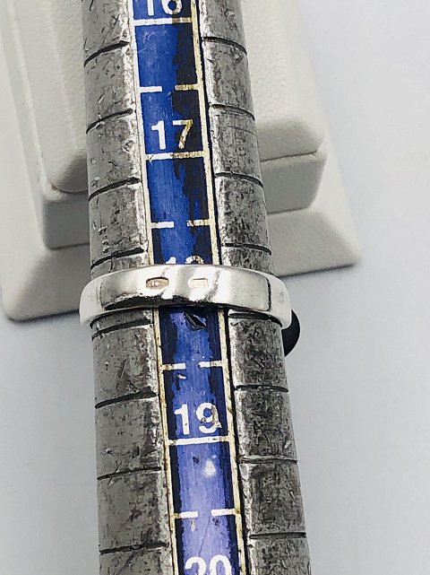 Серебряное кольцо с ониксом (33616154) 2