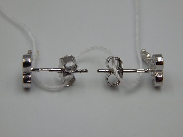 Срібні сережки з цирконієм (33745297) 2