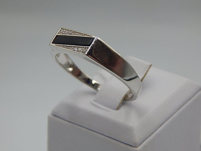 Срібний перстень із цирконієм (33467992) 1