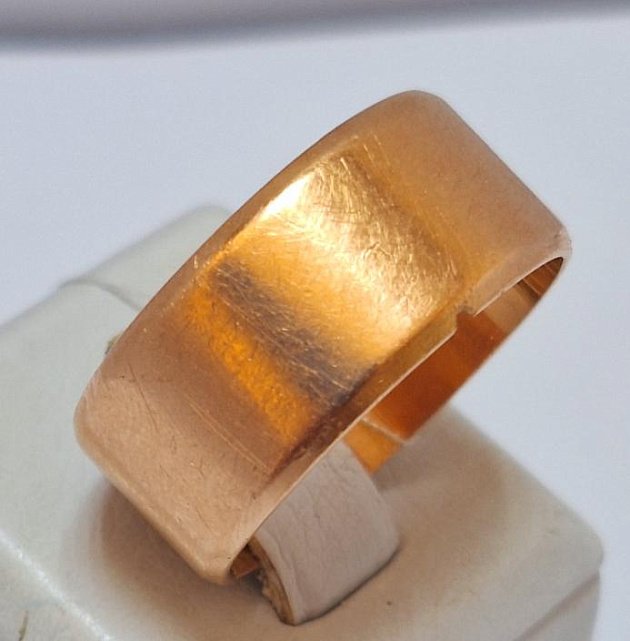 Обручальное кольцо из красного золота (33820283) 1