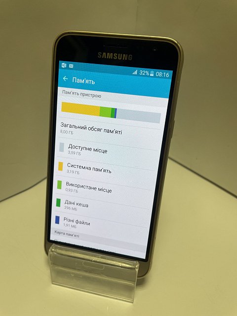 Samsung Galaxy J3 2016 Gold (SM-J320HZDD) 1/8Gb 5