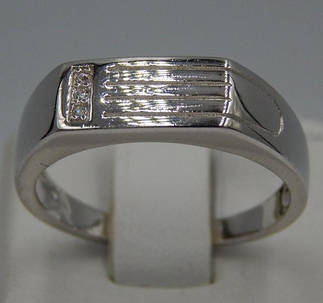 Срібний перстень з цирконієм (29457952) 0