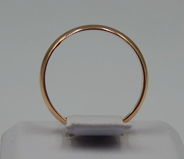 Обручальное кольцо из красного золота (32060719) 3