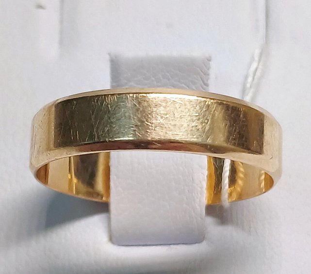 Обручальное кольцо из красного золота (33752771)  0