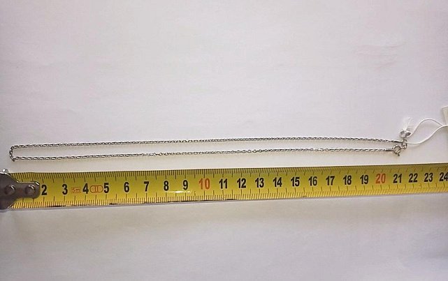 Срібний ланцюг з плетінням Якірне (33619971) 1